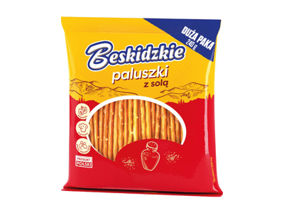 Lazdelės su druska AKSAM BESKIDZKIE, 240 g