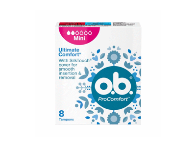 Higieniniai tamponai O.B. PRO COMFORT MINI, 8 vnt.