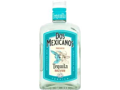 Skaidri tekila DOS MEXICANOS SILVER 38%, 700 ml