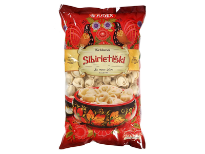 Šaldyti Sibirietiški koldūnai JUDEX su mėsos įdaru, 2 kg