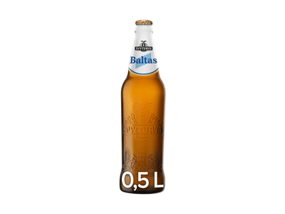 ŠVYTURIO BALTAS kvietinis alus, 500 ml