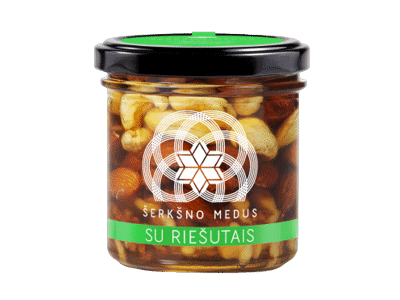 Medus su riešutais, 190 g