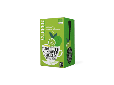 Ekologiška žalioji arbata CUPPER LIMETTE, 35 g