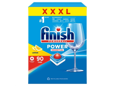Indaplovių tabletės FINISH Powerball Power Essential, 90 vnt.