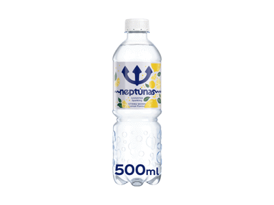 Gazuotas vanduo NEPTŪNAS, citrinų skonio, 500 ml