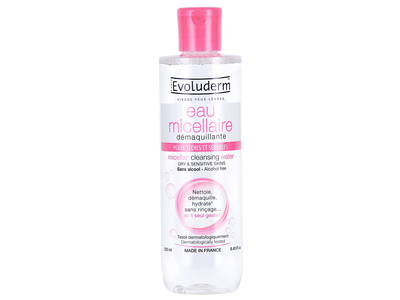 Micel.vanduo saus. odai EVOLUDERM, 250ml