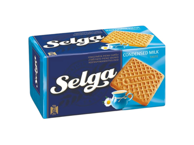 Sausainiai SELGA, sutirštinto pieno skonio, 180 g