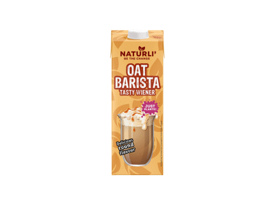 Avižų gėrimas NATURLI' BARISTA CARAMEL, 1 l