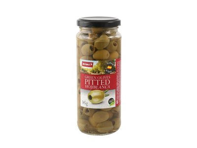 Žal. alyvuogės RIMI be kaul., 345 g / 160 g