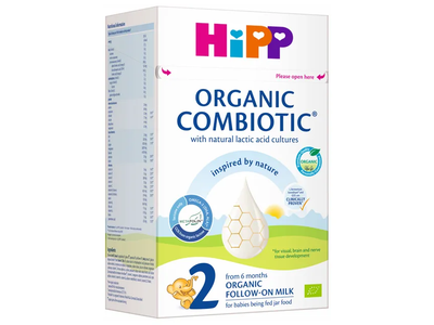 Ekologiškas tolesnio maitinimo kūdikių pieno mišinys HIPP 2 COMBIOTIC, 800 g