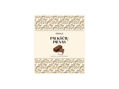 Saldainiai PERGALĖ PAUKŠČIŲ PIENAS, 155 g
