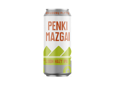 Alus RAUDONŲ PLYTŲ PENKI MAZGAI, 5,0 %, 0,5 l