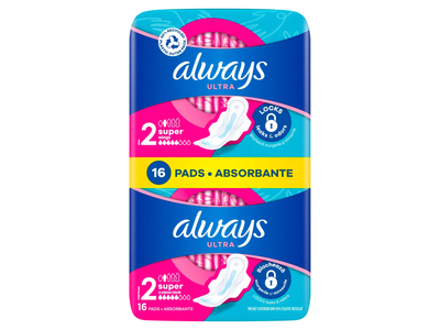 Higieniniai paketai ALWAYS Ultra Super Plus, S2, 16 vnt.