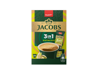 Tirpusis kavos gėrimas JACOBS PISTACHIO 3 IN 1, 266.4 g