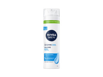 Skutimosi želė NIVEA MEN SENSITIVE COOL jautriai odai, 200 ml