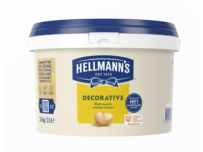 Majonezas HELLMAN'S, dekoravimui, 78%, 3 l