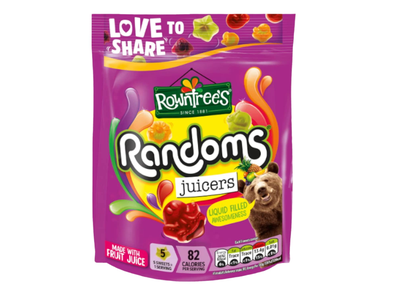 Vaisių sk. guminukai ROWNTREES RANDOMS, 140 g