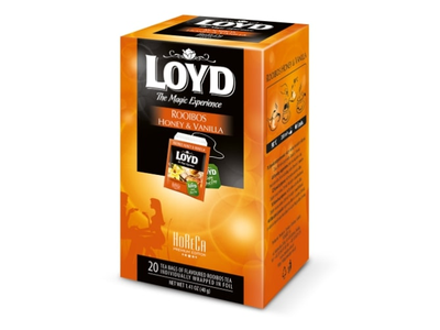 Rooibos arbata LOYD HORECA medaus ir vanilės skonio, 20 x 2g
