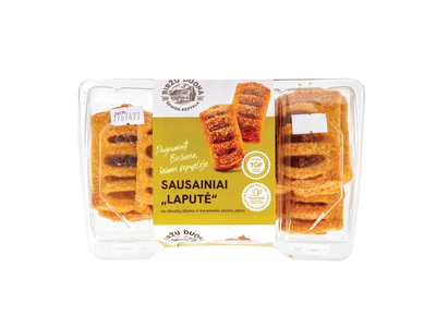Sausainiai Laputė su obuolių džemu ir karamelės skonio įdaru, 330 g