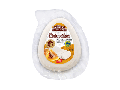 LIETUVIŠKAS varškės sūris, 22 % rieb., 250 g