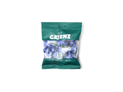 	Vaisių ir riešutų užkandžiai RŪTA GREENZ su mėlynėmis, 130 g