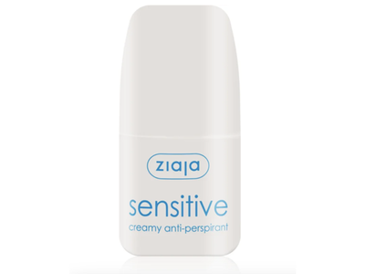 Ziaja Sensitive antiperspirantinis kremas, rutulinė priemonė, 60 ml