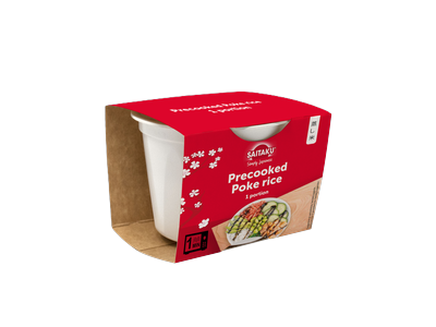 Poke ryžiai SAITAKU, paruošti vartoti, 125 g
