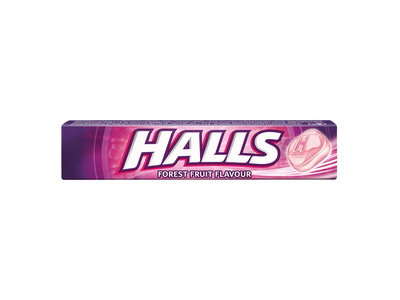 Miško uogų skonio ledinukai HALLS, 33,5 g