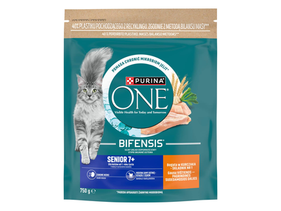 S. pašaras PURINA ONE 7+ kat. su višt., 750 g