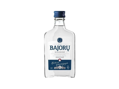 Degtinė BAJORŲ KLASIKINĖ, alk. 40 % tūrio, 0,2 l