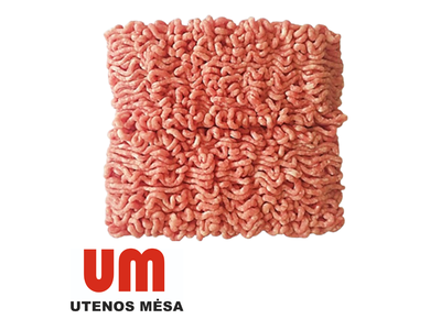 Atvėsinta smulkinta kiauliena, 80/20, Utenos mėsa, ~ 1kg