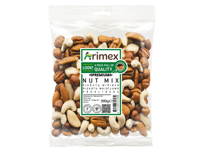 Riešutų mišinys ARIMEX PREMIUM, 300g