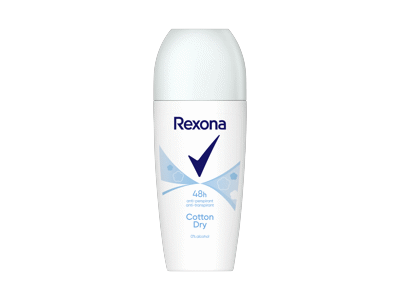 Moteriškas rutulinis dezodorantas REXONA COTTON DRY, 50 ml