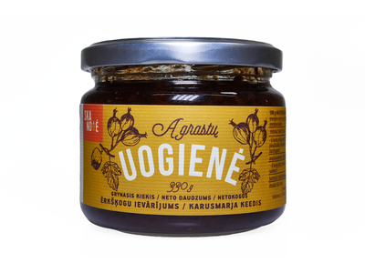 Uogienė agrastų SKANOVĖ, 330 g