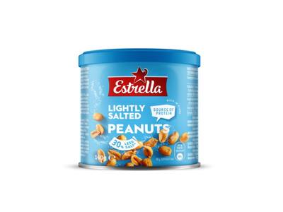 Žemės riešutai ESTRELLA, kepinti, lengvai sūdyti, 140 g