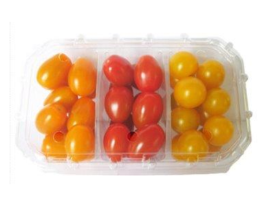 Pomidorai TRI MIX, smulkiavaisiai, I kl., fasuoti, 300 g