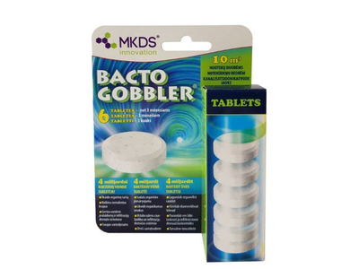 Mikroorganizmai nuotekų duobėms BACTO GOBBLER, 6 vnt