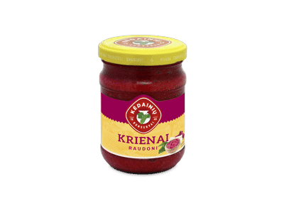 KĖDAINIŲ KONSERVŲ FABRIKO raudoni krienai, 250 g