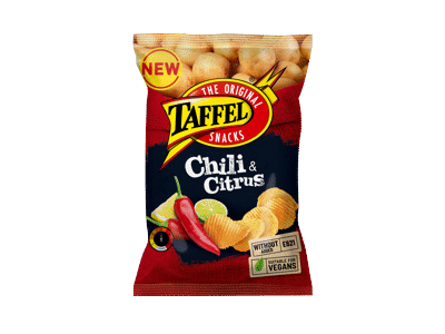 Traškučiai TAFFEL aitriųjų papr. ir citrus. vaisių sk. 130 g