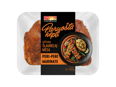 Lėt.virta višč.šlaun.mėsa su PERI PERI marin. HEAT&EAT, a.r., 400 g