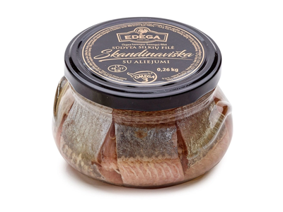 Skandinaviška silkių filė EDEGA, 260 g