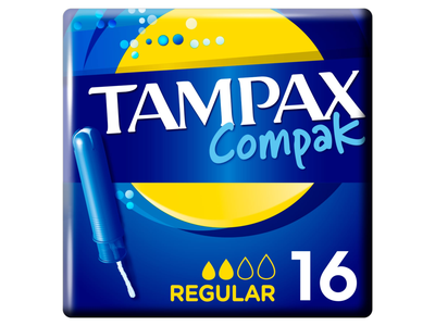 Tamponai TAMPAX Compak Regular, 16 vnt.