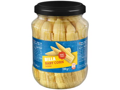 Mažieji kukurūzai BILLA, 330 g