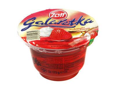 Braškių skonio želė ZOTT GALARETKA, 175 g