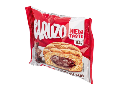 Pyragėlis su kakavos įdaru ir pieniniu šokoladu KARUZO, 82 g