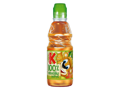 Sultys KUBUŠ, obuolių skonio,100% 0,3l