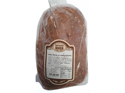 Duona su saulėgrąžomis, balta, raikyta, 700g (M)