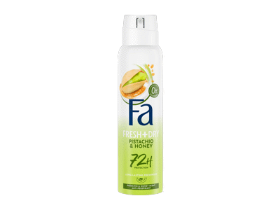 Purškiamasis dezodorantas FA Pistachio & Honey, 150 ml