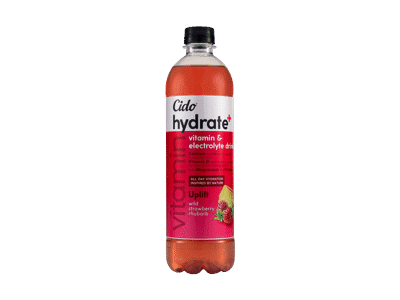 Gėrimas CIDO Hydrate+ Uplift Strawberry - Rhubarb