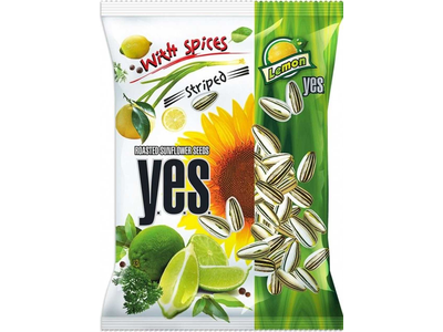 Citrinos skonio skrudintos rainos saulėgrąžos YES, 150g